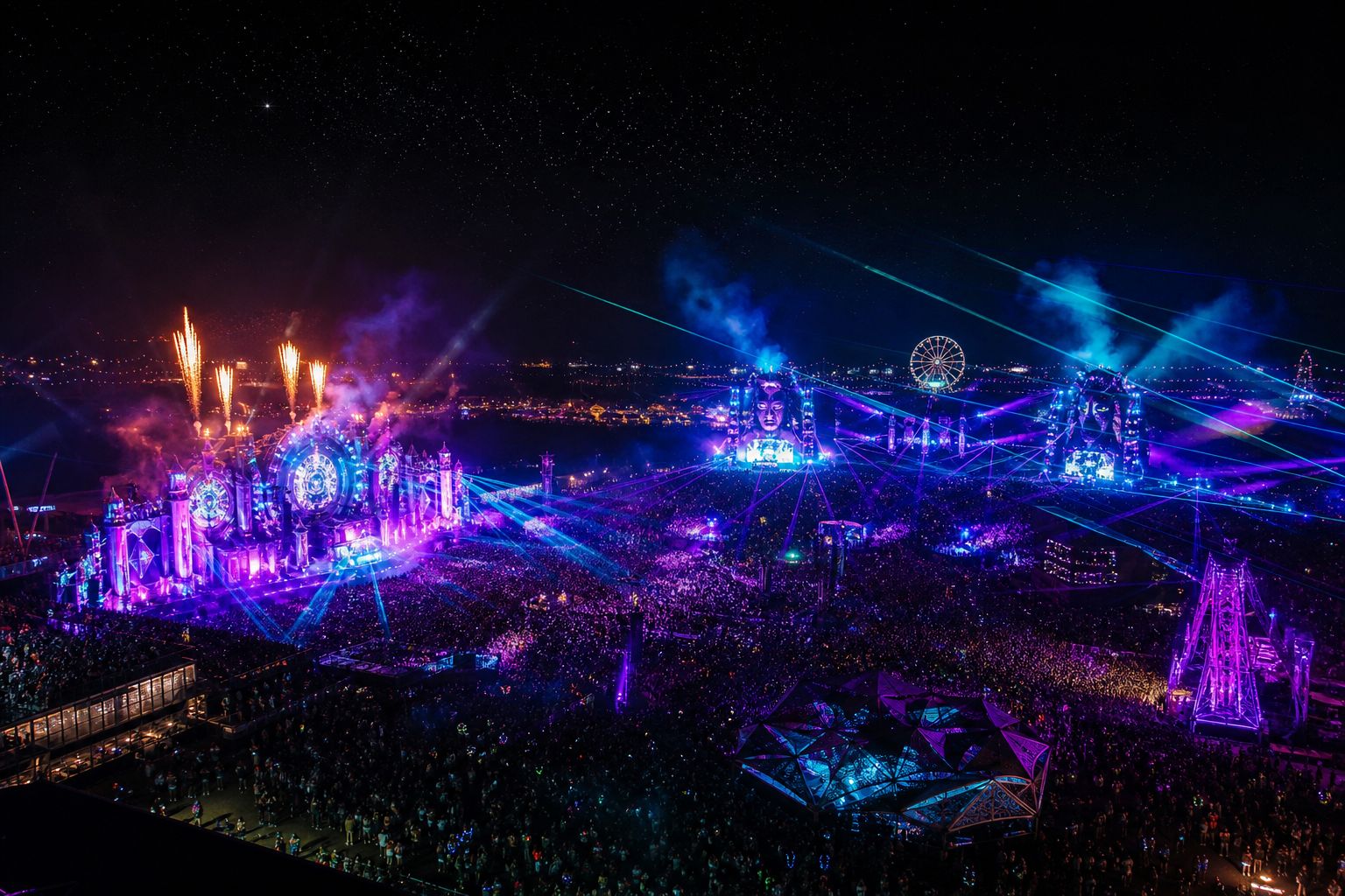 Pulse Festival 2026 aerial view